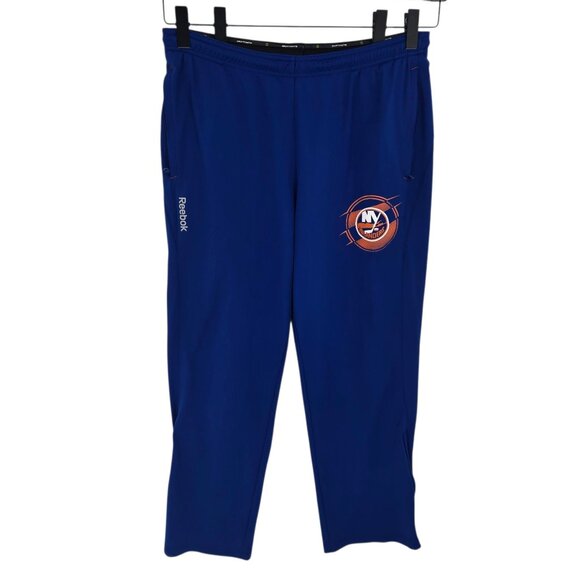 Reebok Center Ice mens size Large NHL New York islanders ankle zip sweat pants - Picture 1 of 10